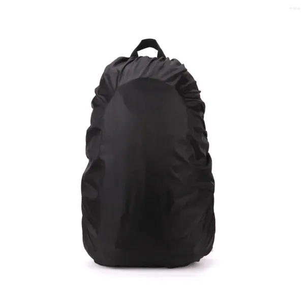 Impermeabili pixnor 35L Waterproof capogara con zaino con pioggia zaino pacchetto di pioggia per escursioni in campeggio (nero)