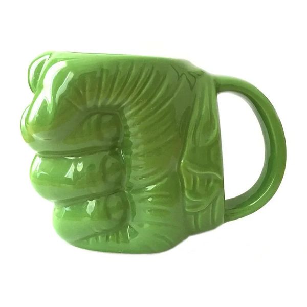 Criatividade alienígena da copa gigante verde Trendência personalizada caneca cerâmica engraçada e fantástica anime cartoon água 240418