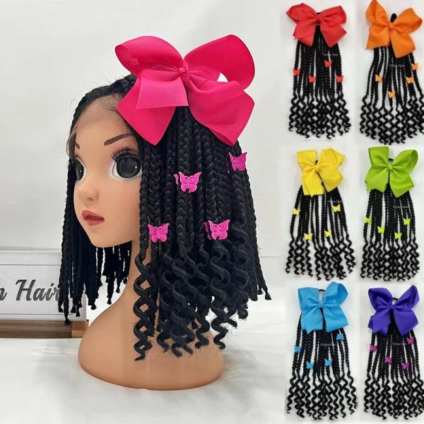 Acessórios Africanos negros menina paixão torção Twist Band da cabeça Acessórios para cabelos infantis Baby -coucard jóias ornamentos de jóias de arnês