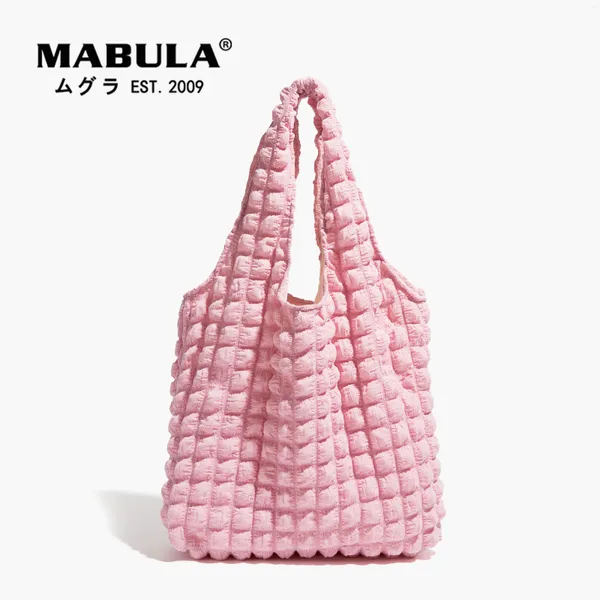 Bolsas de noite Mabula coreana bolha acolchoada da mulher de mulher