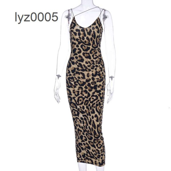 Heißer Verkauf 2024 Sommer Damen HAUSPERS ärmellose V-Ausschnitt Kleid modische und sexy mittelgroße Rock Abny