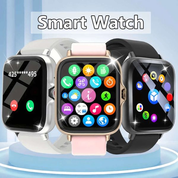 Smart Watch for Men Women Gift per xiaomi touch screen sport orologi di fitness bt chiamando digitale smartwatch polsh owatch 2024 nuovo