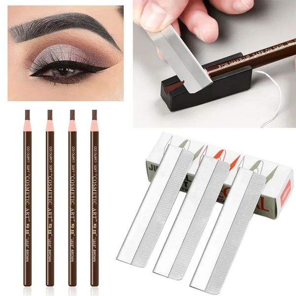 Versorgung wasserdichte Kunsttint Make -up Augenbrauen Stift 5pcs Professionelle Mikroblading Bleistift Augenbrauen Tattoo Tint Enhancer Kosmetischer Großhandel