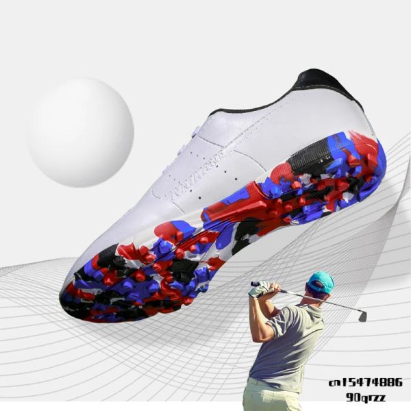 Shoe 2022 Nuove scarpe da golf professionistiche per uomini donne bambini allacciati sneaker da golf da golf traspiranti sport slip sneaker