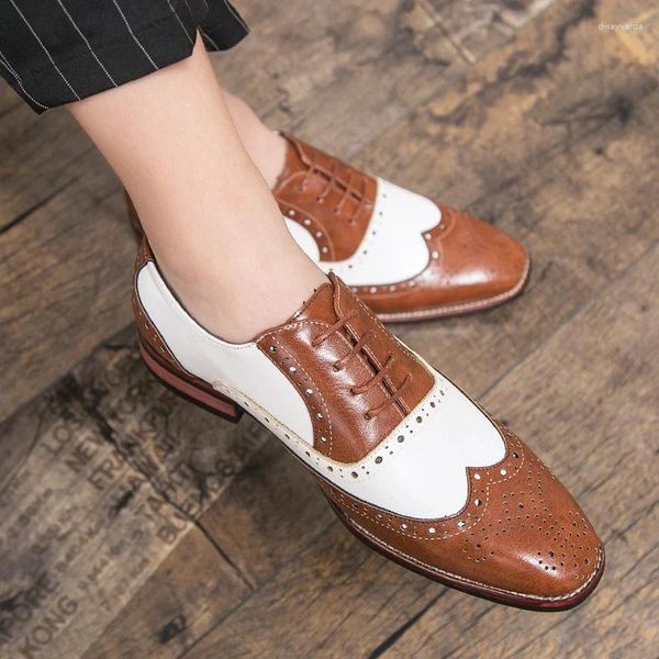 Casual Shoes Herumn Pommel Slaafers for Männern Farbsticken Hochzeitsblockschnitzgeschäft handgefertigt Kleid Größe 38-44