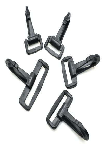 50pcslot in plastica ganci a scatto in stile rocker per cinturino per zaino paracord fibbie olecranon hook7680771