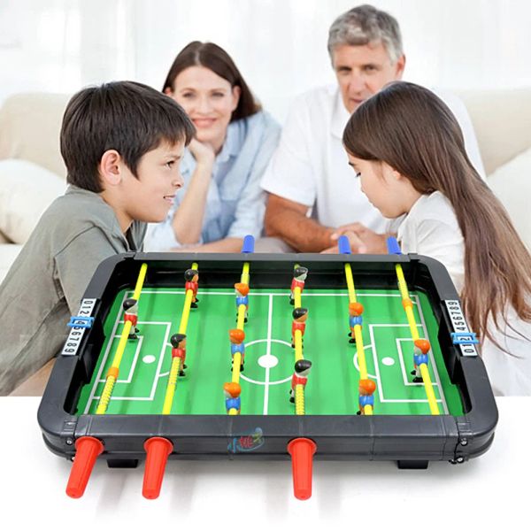 Masalar Foosball masa oyunu futbol masa üstü futbol çocuklar mini sportshand oyuncaklar masa görev ağır masaüstü set açık