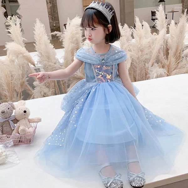 Girl Dresses Battle Girls School Drama Dress Dress Princess Tulle Off Shoudler Kids Birthday Party Outfit Costume Halloween