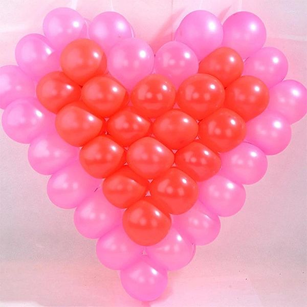Декорация вечеринки 1Set Love Heart Balloon Sedage Wedding Happy Birthday Festival 5 -дюймовый 38 латтерских воздушных шаров моделировать фон