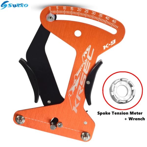 Werkzeuge SWTXO Fahrrad Speichen Tensiometer Fahrradanzeige Attrezi -Meter -Tensiometer für MTB Road Bike Tool Wheel Wheel Wheel Spokes Checker -Anzeige