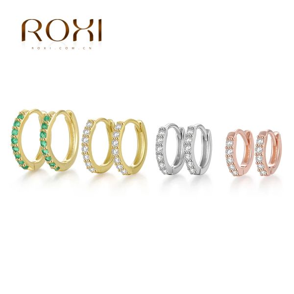 Ohrringe Roxi 925 Sterling Silber Ohrringe für Frauen/Männer kleine Reifen Ohrringe Ohrknochen Aos winzige Ohrennasen Ring Mädchen Areten Ohr Hoops A30