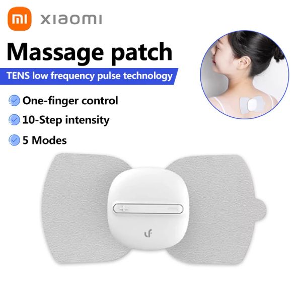 Massageador Xiaomi lf Massageador de pescoço de pulso elétrico 5 Modos Modos traseiros cervicais Muscle Dor alivine Ferramenta de ombro da perna MASSAGEM ALIFICAÇÃO ALTO