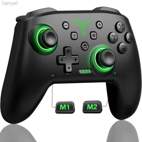 Игровые контроллеры Joysticks Беспроводной контроллер для Switch OLED Console Pro Gamepad с перезаряжаемой батареей на 600 мАч.