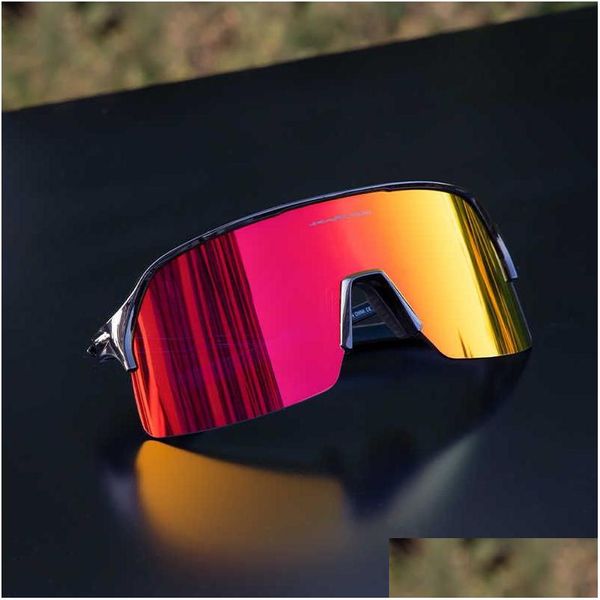 Outdoor Brillenkapvoe Radsport Sonnenbrille Straße Männer Fahrradgläser Sport schützte Frauen MTB Drop Lieferung Outdoor Gear DHRMS