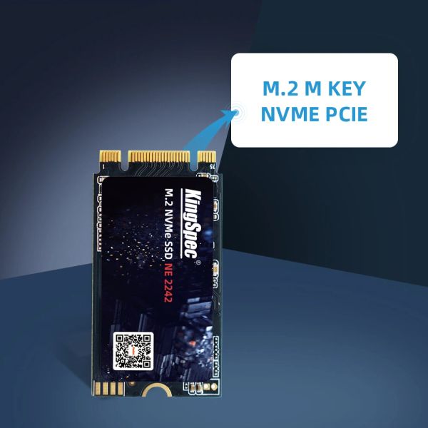 Antrieb Kingspec SSD M2 256 GB NVME SSD 1TB 128 GB 512 GB SSD M.2 2242 PCIE -Festplatten -Festplatteninterne Festkörperstaatsantrieb für Laptop