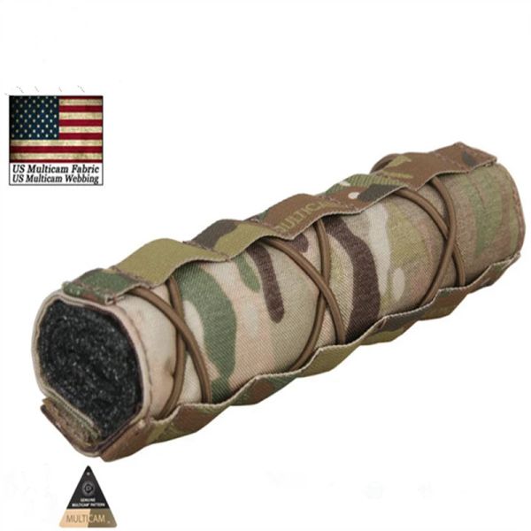 Aksesuarlar Taktik 22cm Bastırıcı Mirage Kapak Emersear Hızlı Serbest Bırakma Airsoft Aksesuar Şok kayışı ile ayarlanabilir kapak