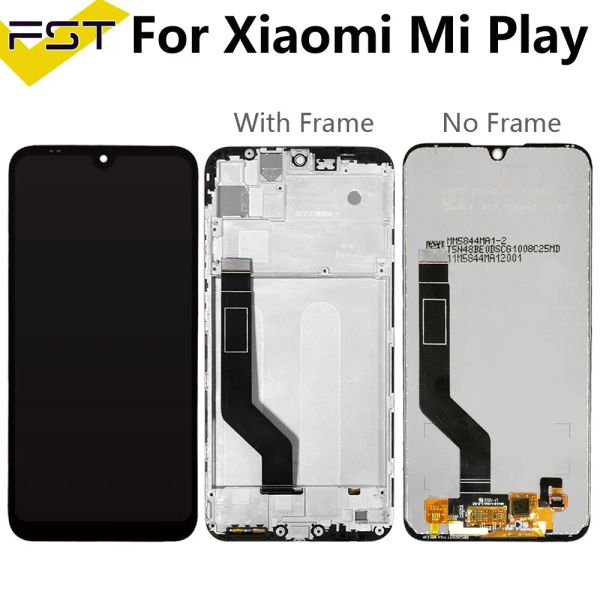 Bildschirme 5,84 Zoll LCD für Xiaomi Mi LCD -Anzeige -Touchsbildschirm Digitalisierer -Montage für Xiaomi Mi LCD mit Frame -Bildschirmteilen spielen