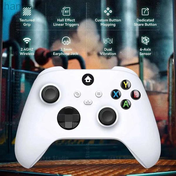 Controller di gioco Joysticks Xbox Series X/S Controller Xbox One 2.4G Wireless GamePad PC Game Control Gioia Console Retro Video Console Accessori Joypad D240424