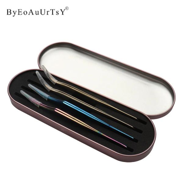 Werkzeuge professionelle Speicherbox für Wimpernerweiterung Pinzette Organizer Hülle Pinzette Storage Box Wimpern Make -up -Tool