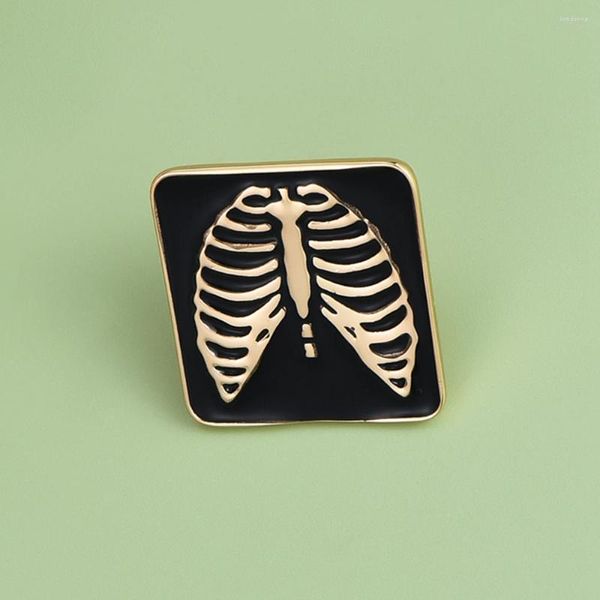 Broches Catuin Sternum Ortopedia Radiologia Radiologia Pins Broche de Jóias Backpack Backpack Gift para Radiologist Doctors Nurses