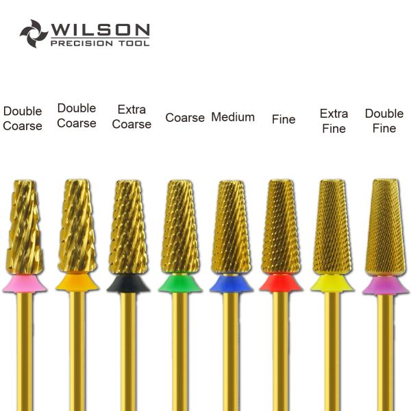 Bits Wilson 5 in 1 Kreuz geschnittener Nagelbohrer Bits Entfernen Sie Gel Carbid Manicure Tool Maniküre Tool Heißverkauf/kostenloser Versand