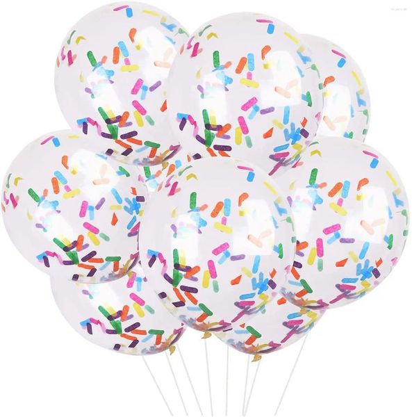 Party -Dekoration 10pcs Eiscreme Langpapier Latex Ballon 12 -Zoll -Geburtstagsballons für Hochzeits Babyparty Dekor Globos