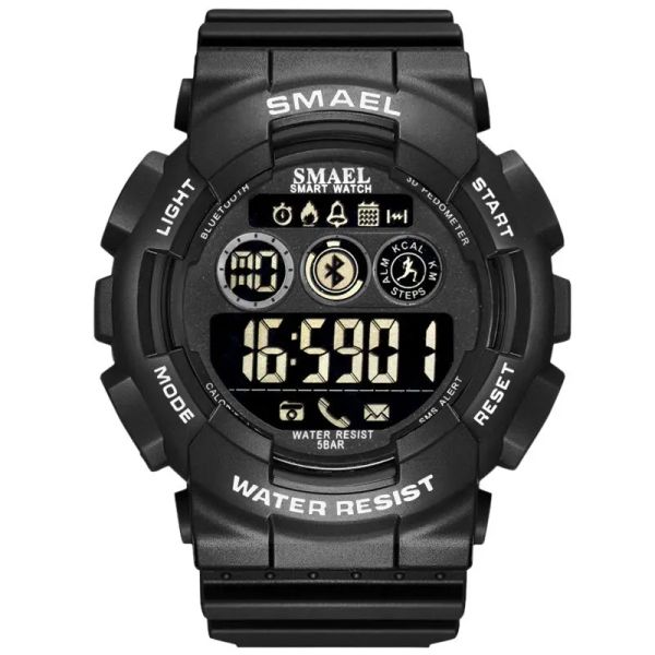 Relógios SMAEL MAIL MILITAR MILITAR CAMOUFLAGE WURC Relógio LED exibe relógios cronógrafos Sport Wristwatches Mens Watches Digital para homens