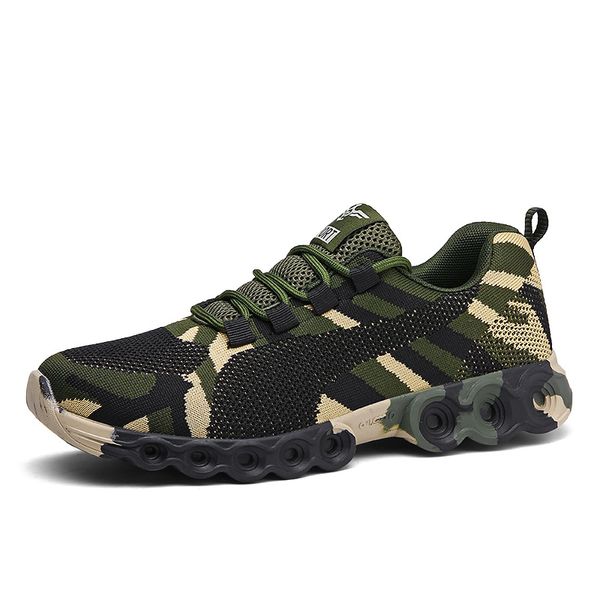 Mesh Camouflage Laufschuhe für Student Training Military Training Running Mountesering Herren Designer Schuh Frauen Outdoor Sportschuhe Größe 35-45