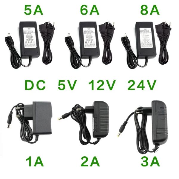 Webcams AC Netzteil Adapter DC 5V 12V 24V 1A 2A 3A 5A 6A 8A Universal Ladegerät DC 5V 12V 24 V Lighting Transformers AC 220V bis 12 24 V