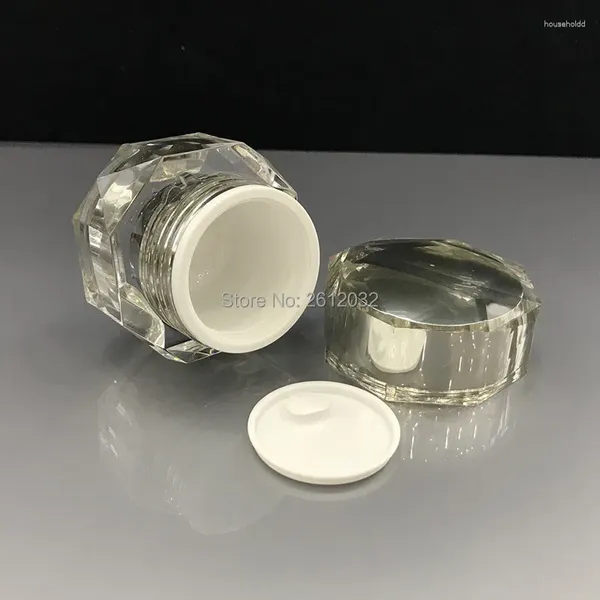 Bottiglie di stoccaggio 50G Jar crema acrilico in plastica imballaggio cosmetico vuoto F20243733