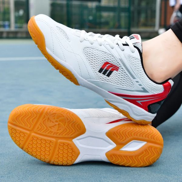 Stiefel Luxusmarke Ping Pong Sportschuhe für Männer atmungsaktive Frauen Badminton Sneakers Volleyball Trainingstisch Tennisschuhe M616