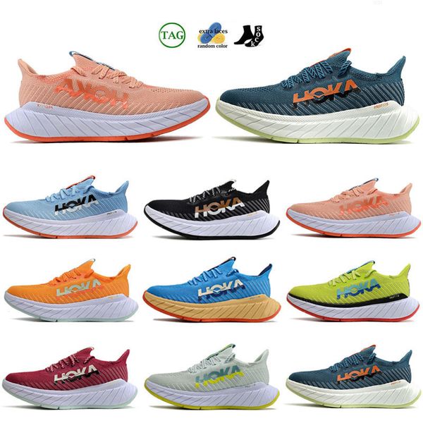 Hokka Clifton 8 Koşu Ayakkabı Hokkas Ayakkabı Kadın Bondi 8 Clifton 9 Üçlü Beyaz Yaz Şarkısı Mavi Coral Şeftali Gerçek Teal Lunar Rock Sports Spor Erkek Eğitmeni Sneakers