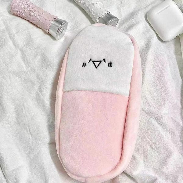 Kozmetik çantalar sevimli Kore Kırtasiye Kalem Kılıfı Büyük Kapasite Depolama Çantası Öğrenci Kız Makyaj Kawaii Purse