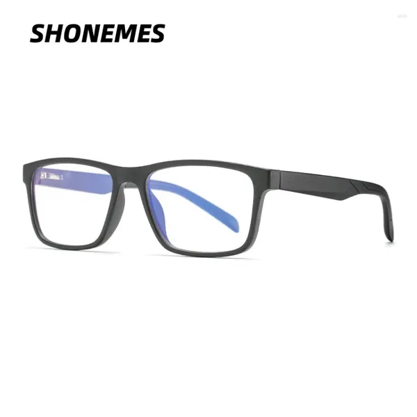Güneş gözlüğü shonemes mavi ışık engelleme gözlükleri şık tr90 çerçeve optik bilgisayar gözlükleri erkekler için karışık renk