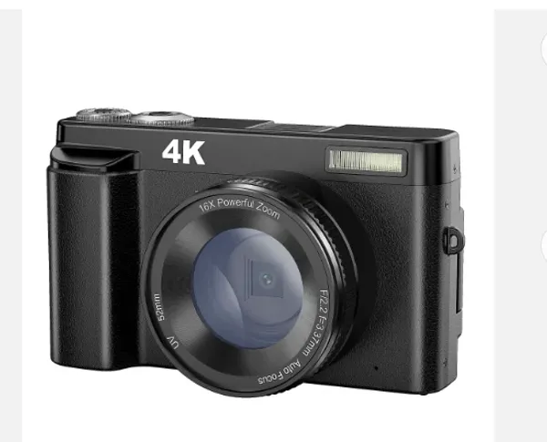 Camera digitale delle cuffie con fotocamere compatte da zoom 16x 1080p da 44 MP per fotografia per principianti