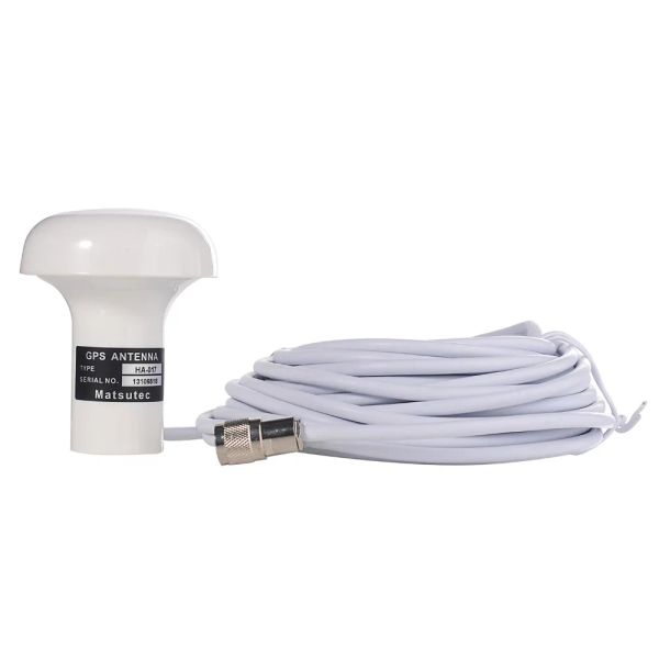 Zubehör MATSUTEC GPS -Antenne HA017 Marine GPS -Antenne mit 10 m Kabel -TNC -Stecker