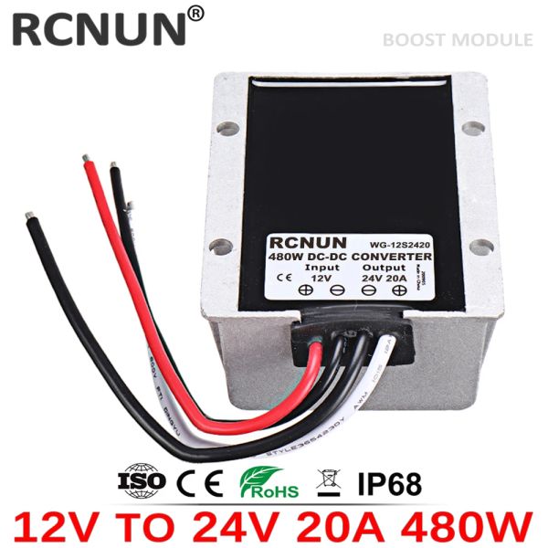 Chargers RCNun 12V bis 24V 19V 1A 3A 5A 10A 12A 15A 20A STECKUP Boost DC DC -Konverter 12 Volt bis 19 Volt Auto Laptop Netzteil Ladegerät