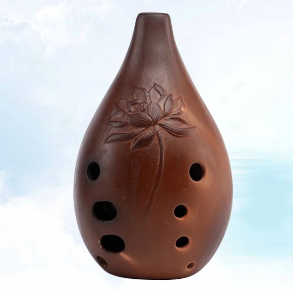 Strumento Ocarina flauto xun strumento cinese buca in ceramica antica musical c alto ceramica di argilla professionale chiave tubolare f Shakuhachi dizi