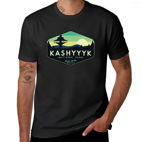 Herren Polos Kashyyyk - Nationalpark T -Shirt Anime Sweat Kurzärmel Tee Männer