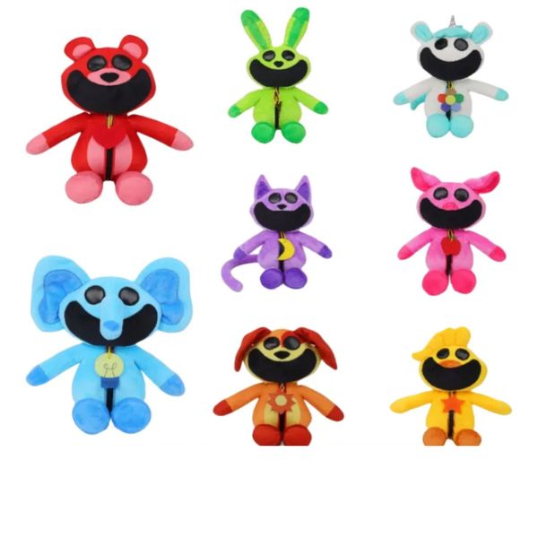 Criativos de desenho animado bichos sorridentes de passagem novo produto Sleepy Cat New Poppy Amazon Hot vendendo brinquedos de pelúcia de terror