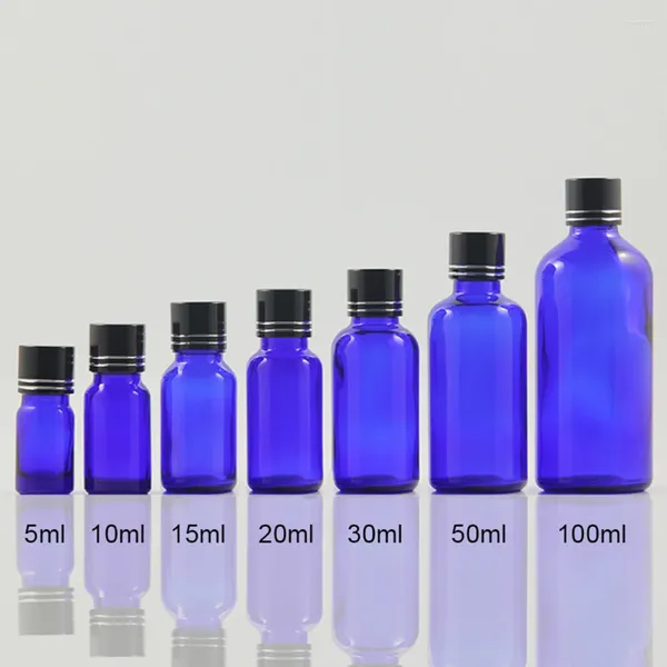 Depolama Şişeleri Kozmetik Konteyner Parfüm 15ml Cam Esansiyel Yağ Şişesi Vida Kapağı ve Durdurucu