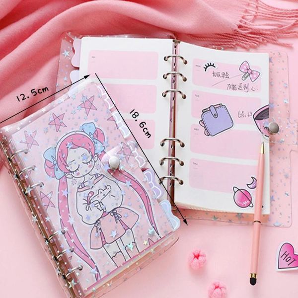 Schöne Flora Binder Notebook Set Agenda Journal Planer Diary Fashion Volles Schreibwaren Kinder Geschenk