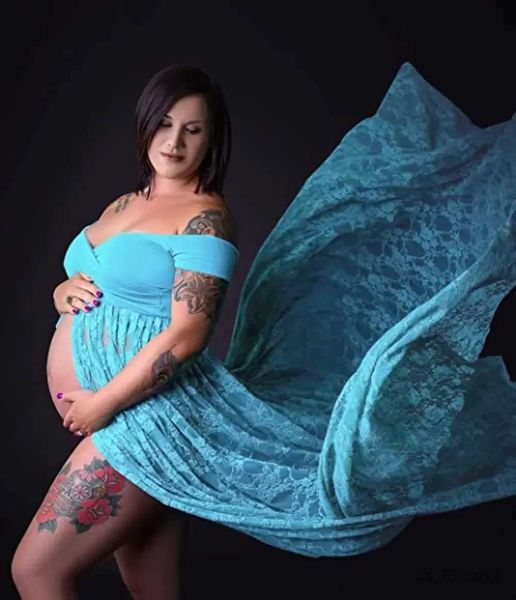 Платья для беременных для фотосессии для фотосессии с короткими рукавами открыты