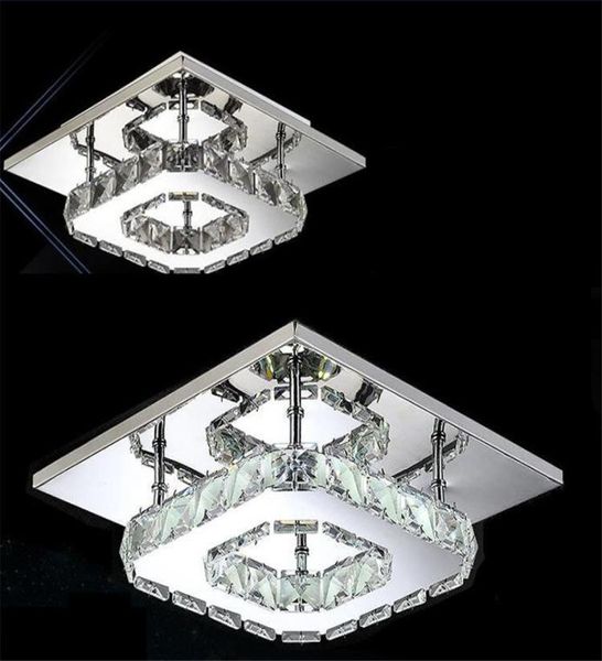 Luminaria cristallina a LED Luci a soffitto Abajur Accensione interna Lustre moderna DE Plafond Lampade per la corridoio per la corridoio Le628999843