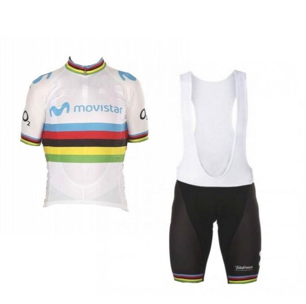 2020 World Valverde Rainbow Cycling Kits Комплекты для дышащих гоночных велосипедов Ropa Ciclismo Maillot Gel Pad5592928