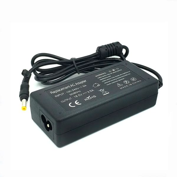 Caricabatterie di alta qualità18.5V 3.5A Adattatore di caricabatterie per laptop AC per HP N193 N18197 N18152 DC359A PPP009 Giallo Tastra Giallo Cord