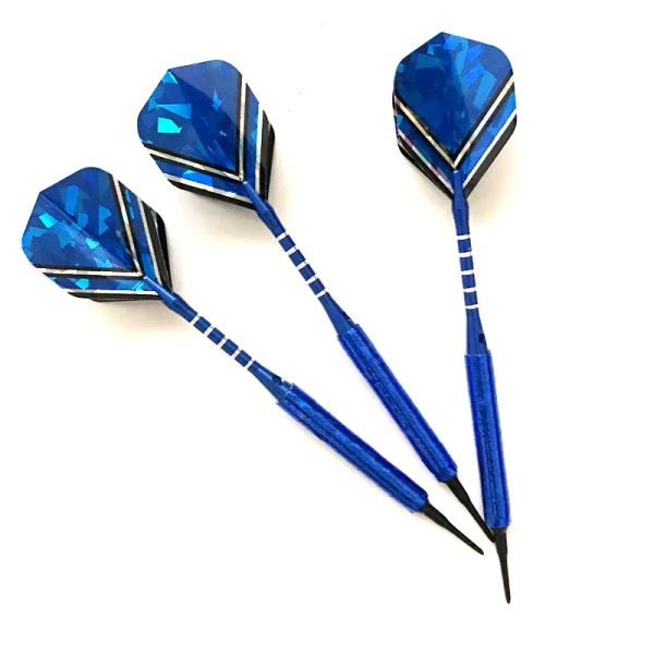 Darts 2020 Nuovo 3 pezzi di punta morbida Darts 14g Dart Pin Punta di lancio morbido Testa Dardo Belvo Blu