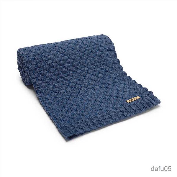 Cobertores que panoram inverno quente cobertor de bebê tricotado 100*80cm recém-nascidos meninos meninas garotas de outono de outono swaddle wrap berço colchas de tampas de uso duplo