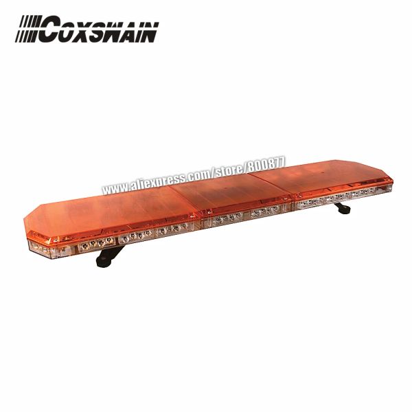 Lâmpada Coxswain 10326K LED LED AMBULANCE AMBULANÇA CURCIMENTO DE IMPORTAÇÃO AVISO DE EMERGÊNCIA LIGHTBAR 88W LED 18 Flash Pattern Car Top Warning Light