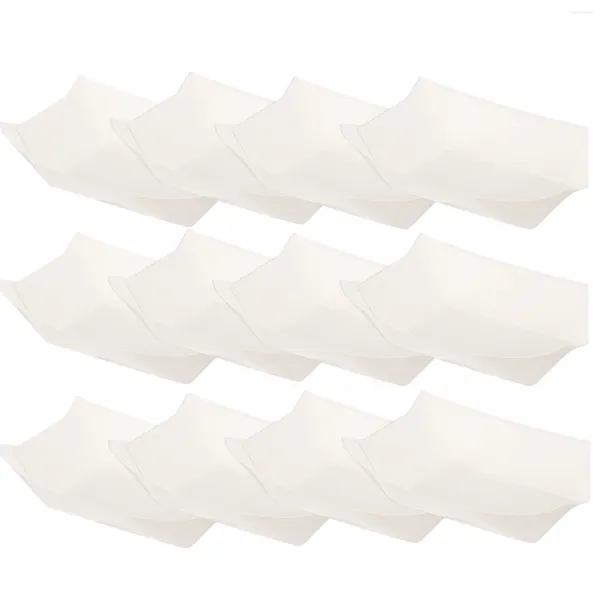 Canecas 20 PCs Paper Snack Recurtiable Disponível Bandeja Fritada por Holder Comprimento de Tawout Caso de frango chico